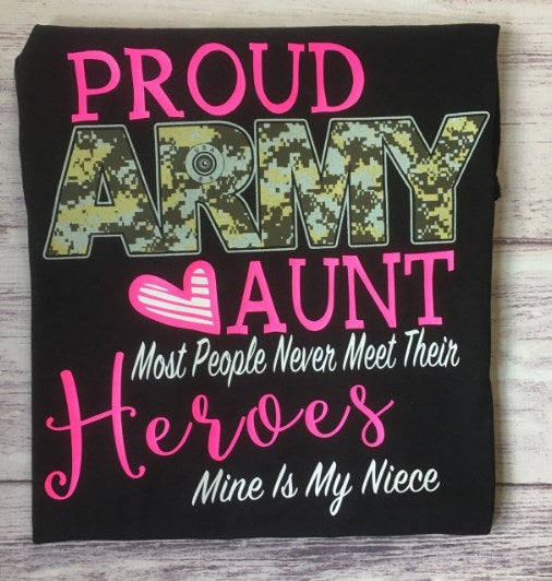 Proud Army Aunt Shirt