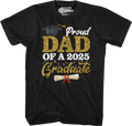Proud Dad Of A 2025 Graduate T-Shirt Hoodie, Sweatshirt | CiraTrend.com (Image 1)