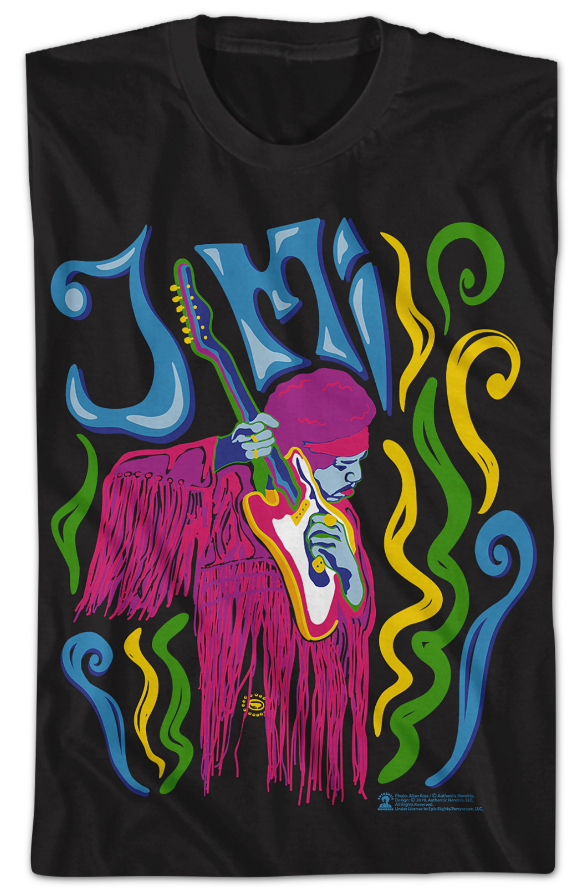 Psychedelic Jimi Hendrix T-Shirt Hoodie, Sweatshirt | CiraTrend.com (Image 2)