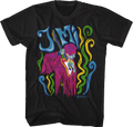 Psychedelic Jimi Hendrix T-Shirt Hoodie, Sweatshirt | CiraTrend.com (Image 1)