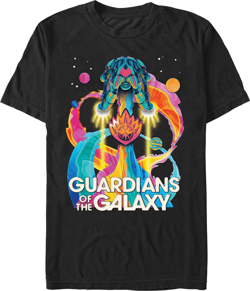 Psychedelic Ship Guardians Of The Galaxy T-Shirt Hoodie, Sweatshirt | CiraTrend.com (Image 1)