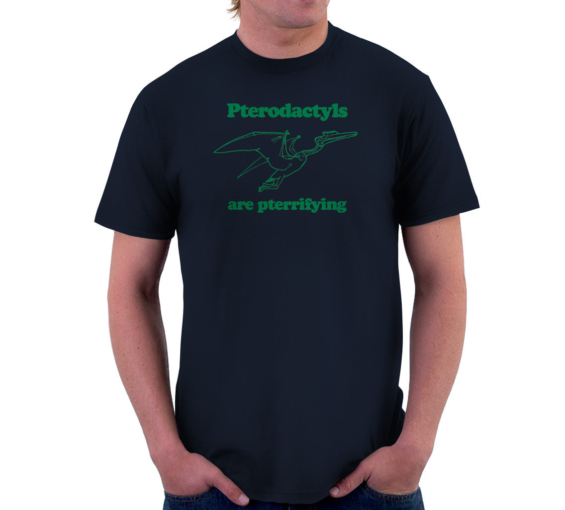 Pterodactyls Are Pterrifying T-Shirt Hoodie, Sweatshirt | CiraTrend.com (Image 3)