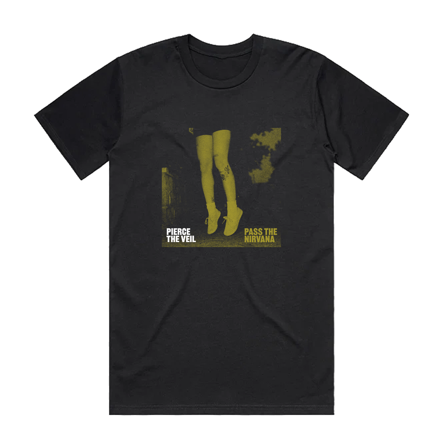 "Pass The Nirvana" Black T-Shirt