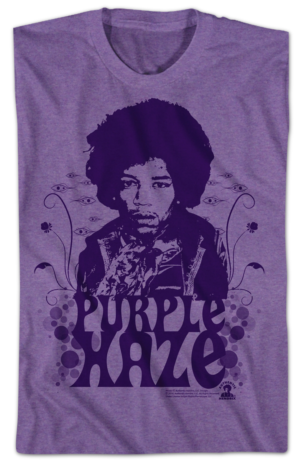 Purple Haze Jimi Hendrix T-Shirt Hoodie, Sweatshirt | CiraTrend.com (Image 2)