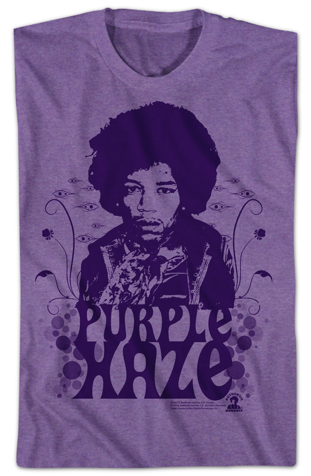 Purple Haze Jimi Hendrix T-Shirt Hoodie, Sweatshirt | CiraTrend.com (Image 2)