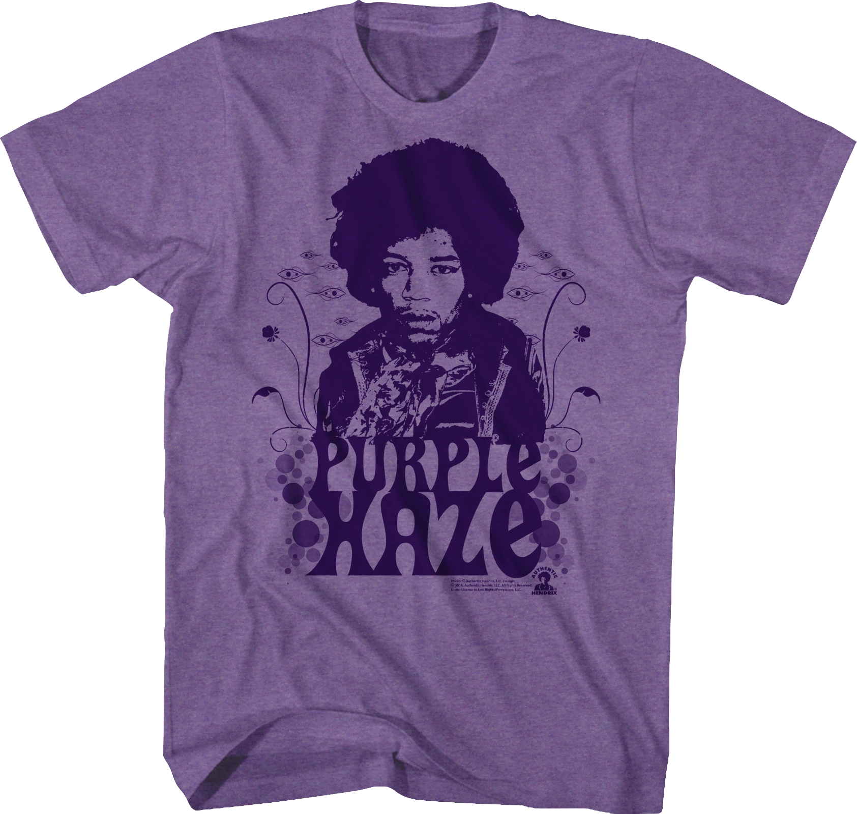 Purple Haze Jimi Hendrix T-Shirt Hoodie, Sweatshirt | CiraTrend.com (Image 1)
