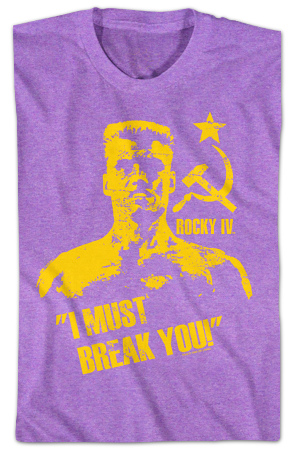 Purple Heather Ivan Drago Rocky T-Shirt Hoodie, Sweatshirt | CiraTrend.com (Image 2)