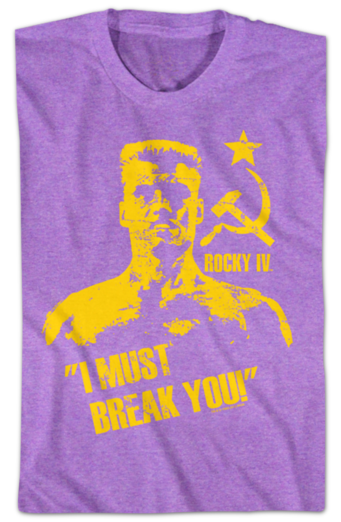Purple Heather Ivan Drago Rocky T-Shirt Hoodie, Sweatshirt | CiraTrend.com (Image 2)