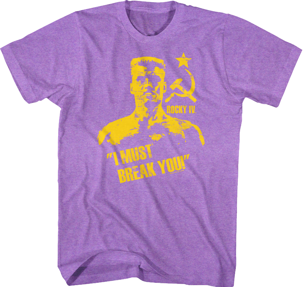 Purple Heather Ivan Drago Rocky T-Shirt Hoodie, Sweatshirt | CiraTrend.com (Image 1)
