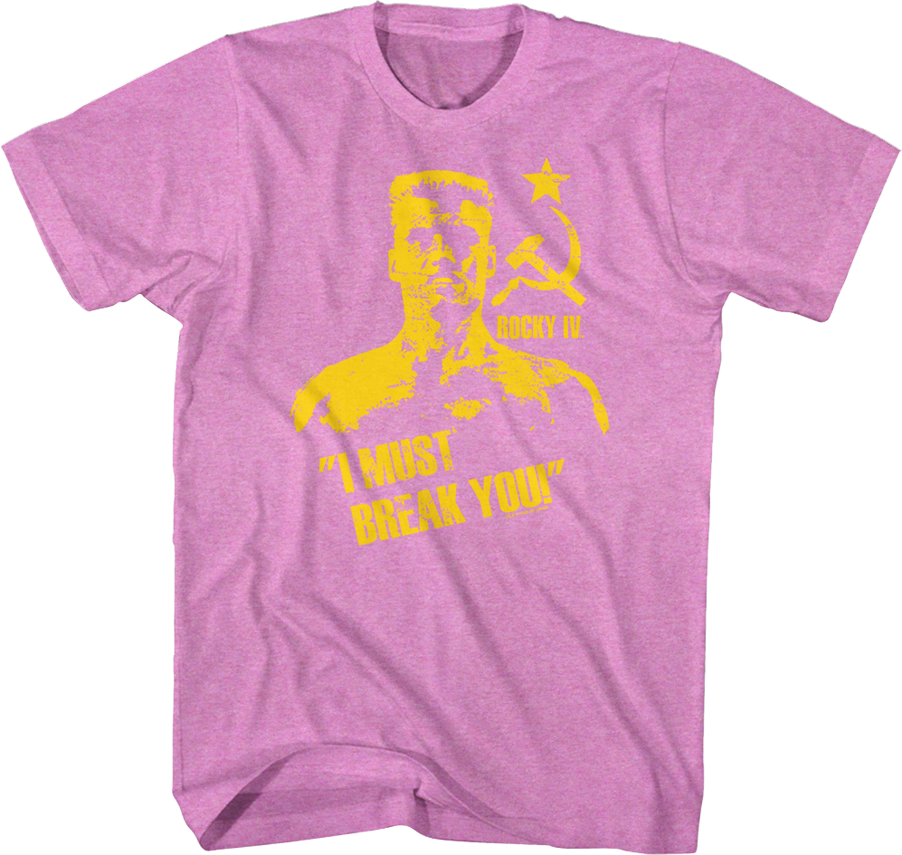 Purple Ivan Drago Rocky T-Shirt Hoodie, Sweatshirt | CiraTrend.com (Image 1)