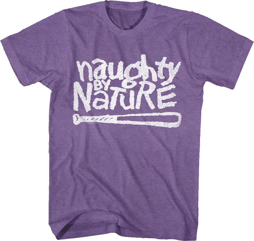 Purple Logo Naughty By Nature T-Shirt Hoodie, Sweatshirt | CiraTrend.com (Image 1)