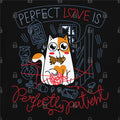 Purrfect Love T-Shirt Hoodie, Sweatshirt | CiraTrend.com (Image 1)