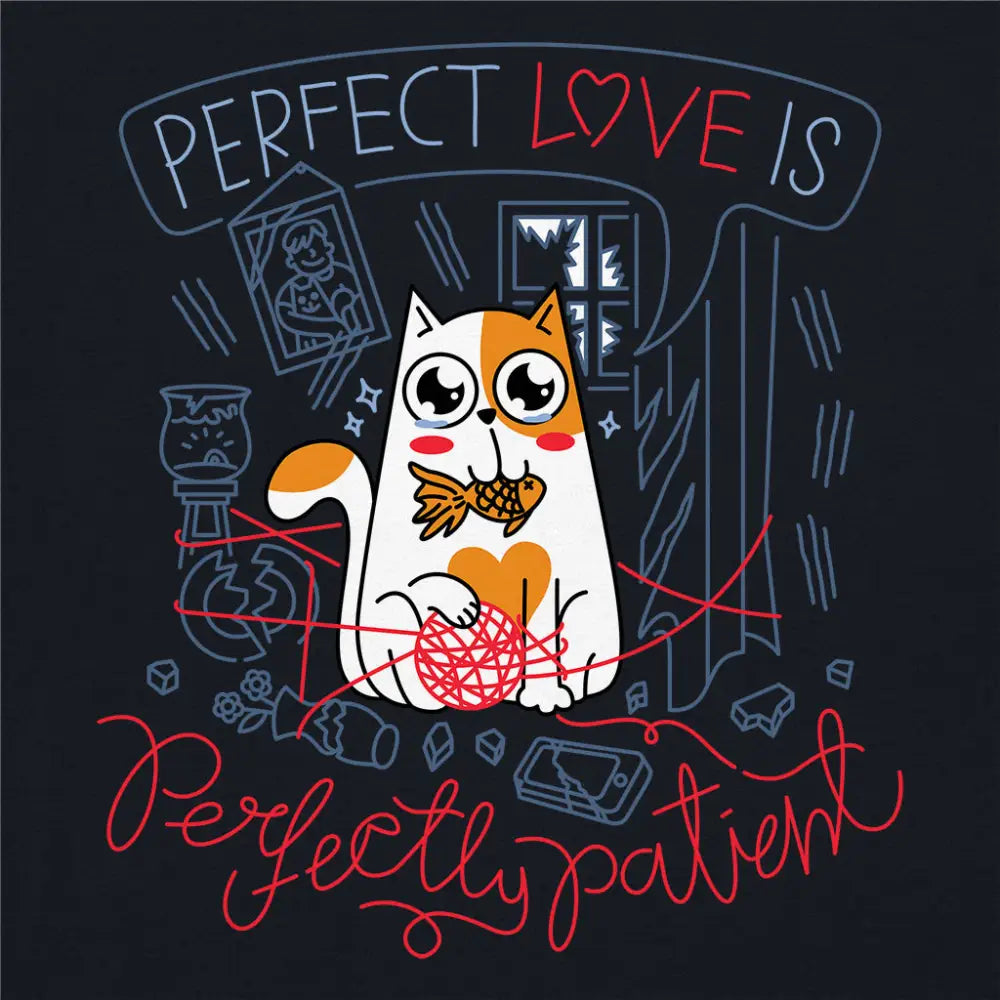 Purrfect Love T-Shirt Hoodie, Sweatshirt | CiraTrend.com (Image 4)