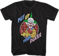 Put Up Your Dukes Killer Klowns From Outer Space T-Shirt Hoodie, Sweatshirt | CiraTrend.com (Image 1)