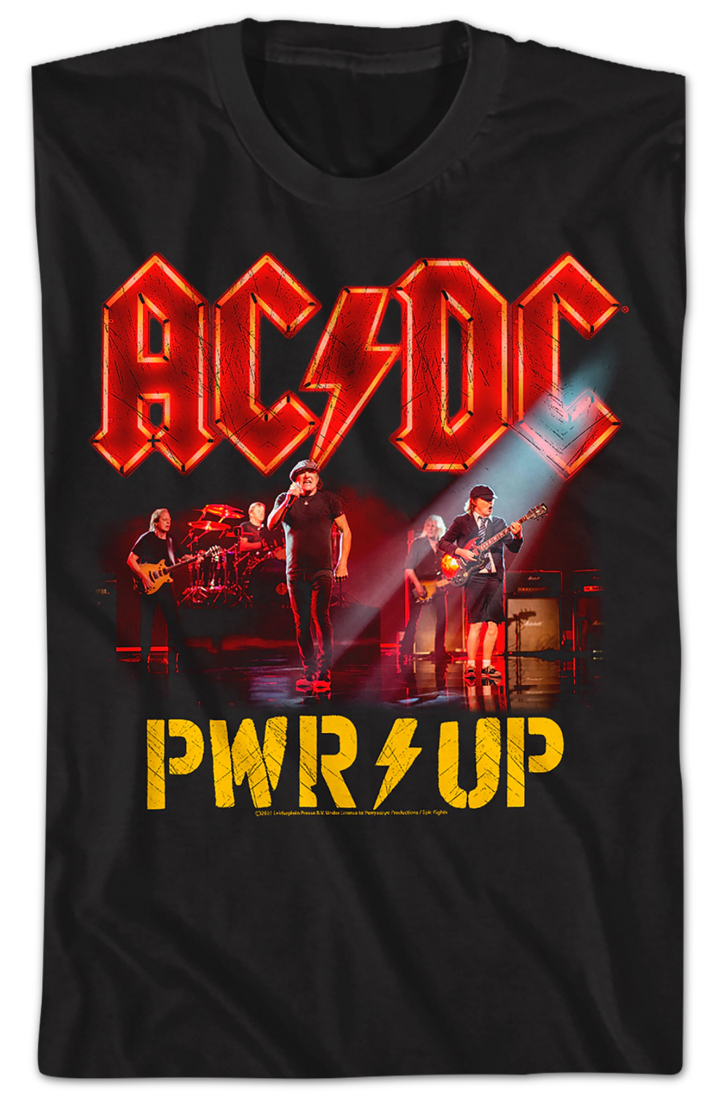 PWR UP Band Photo ACDC Shirt Hoodie, Sweatshirt | CiraTrend.com (Image 2)