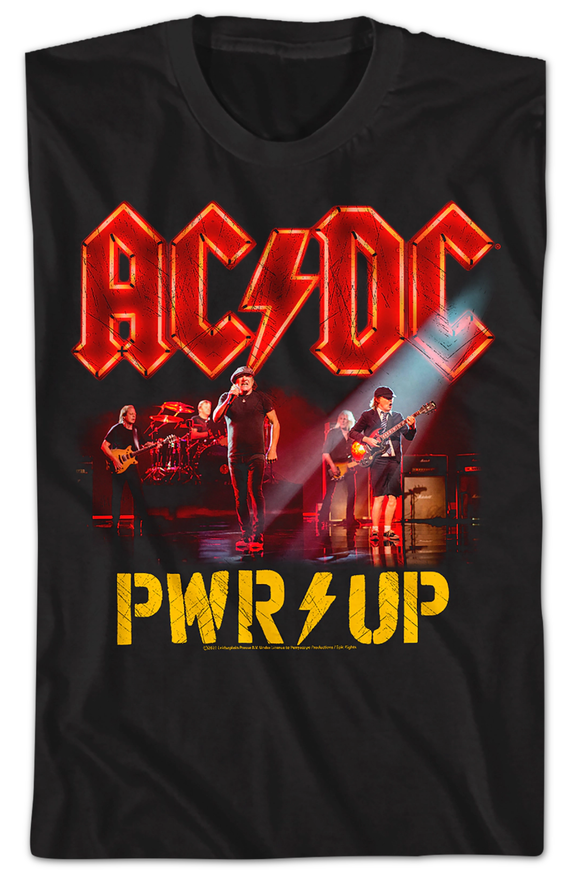 PWR UP Band Photo ACDC Shirt Hoodie, Sweatshirt | CiraTrend.com (Image 2)
