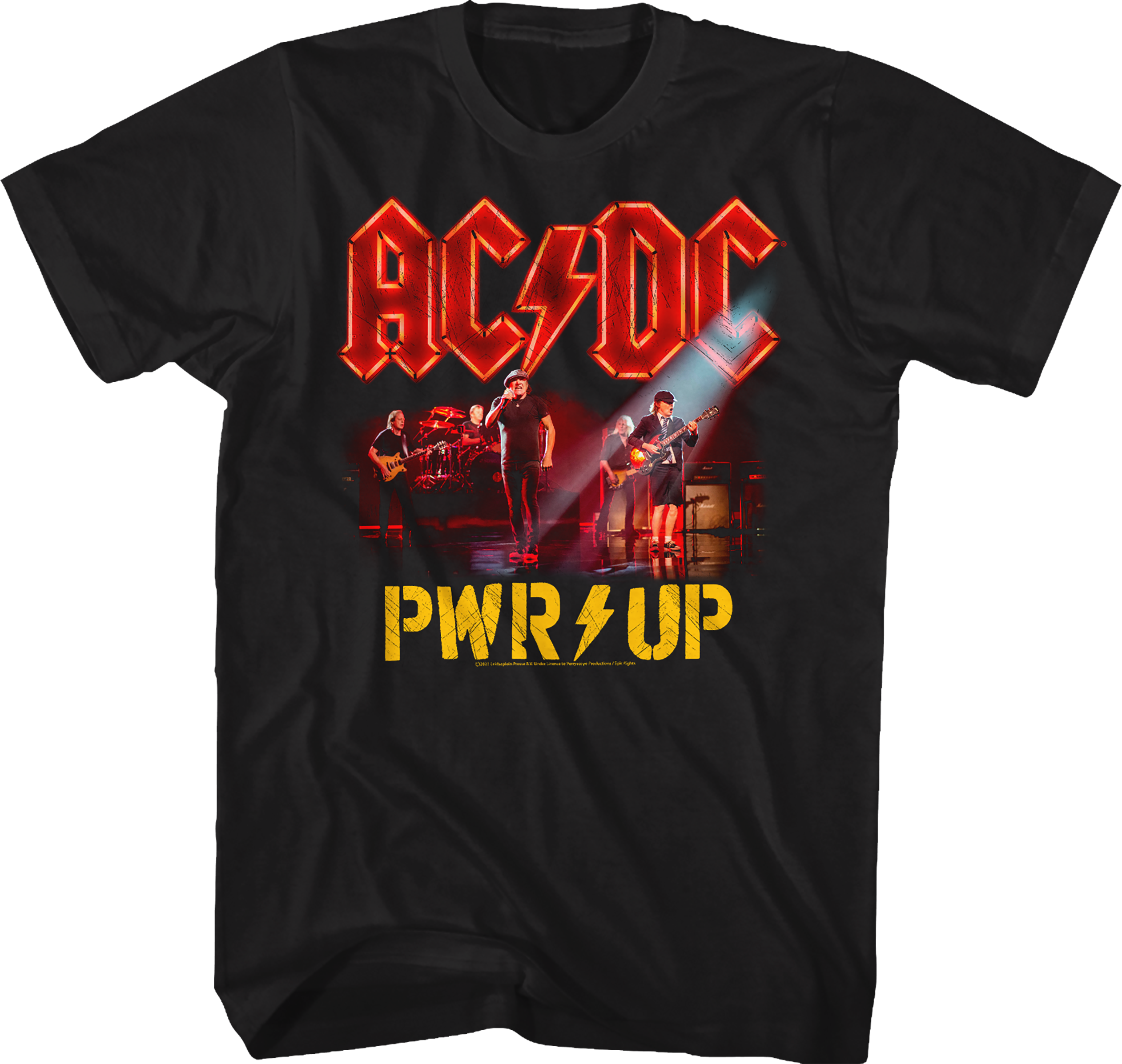 PWR UP Band Photo ACDC Shirt Hoodie, Sweatshirt | CiraTrend.com (Image 1)