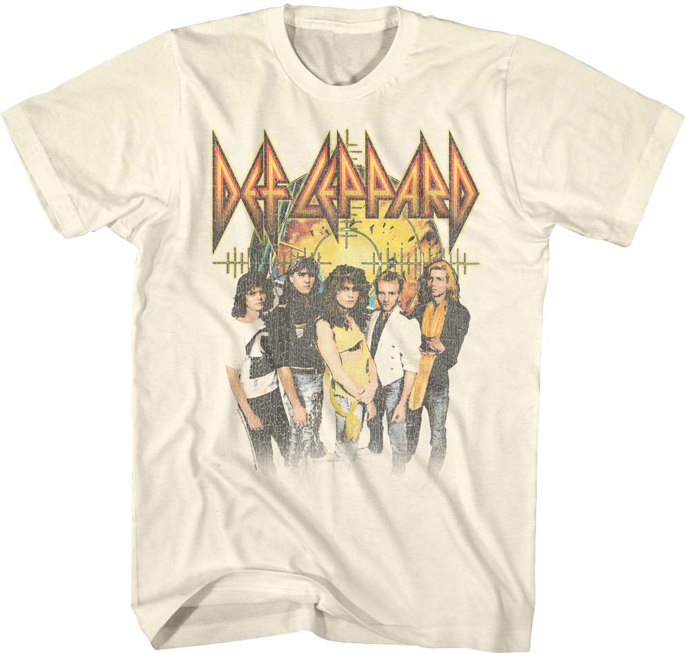 Pyromania Background Def Leppard T-Shirt Hoodie, Sweatshirt | CiraTrend.com (Image 1)