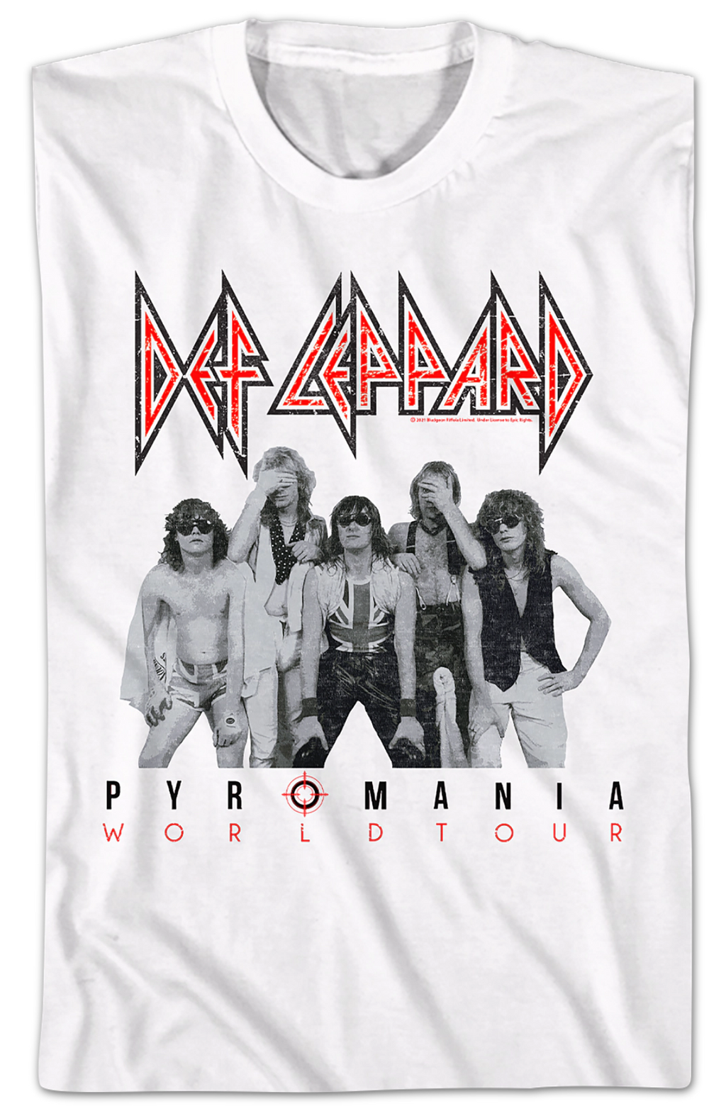Pyromania World Tour Def Leppard T-Shirt Hoodie, Sweatshirt | CiraTrend.com (Image 2)