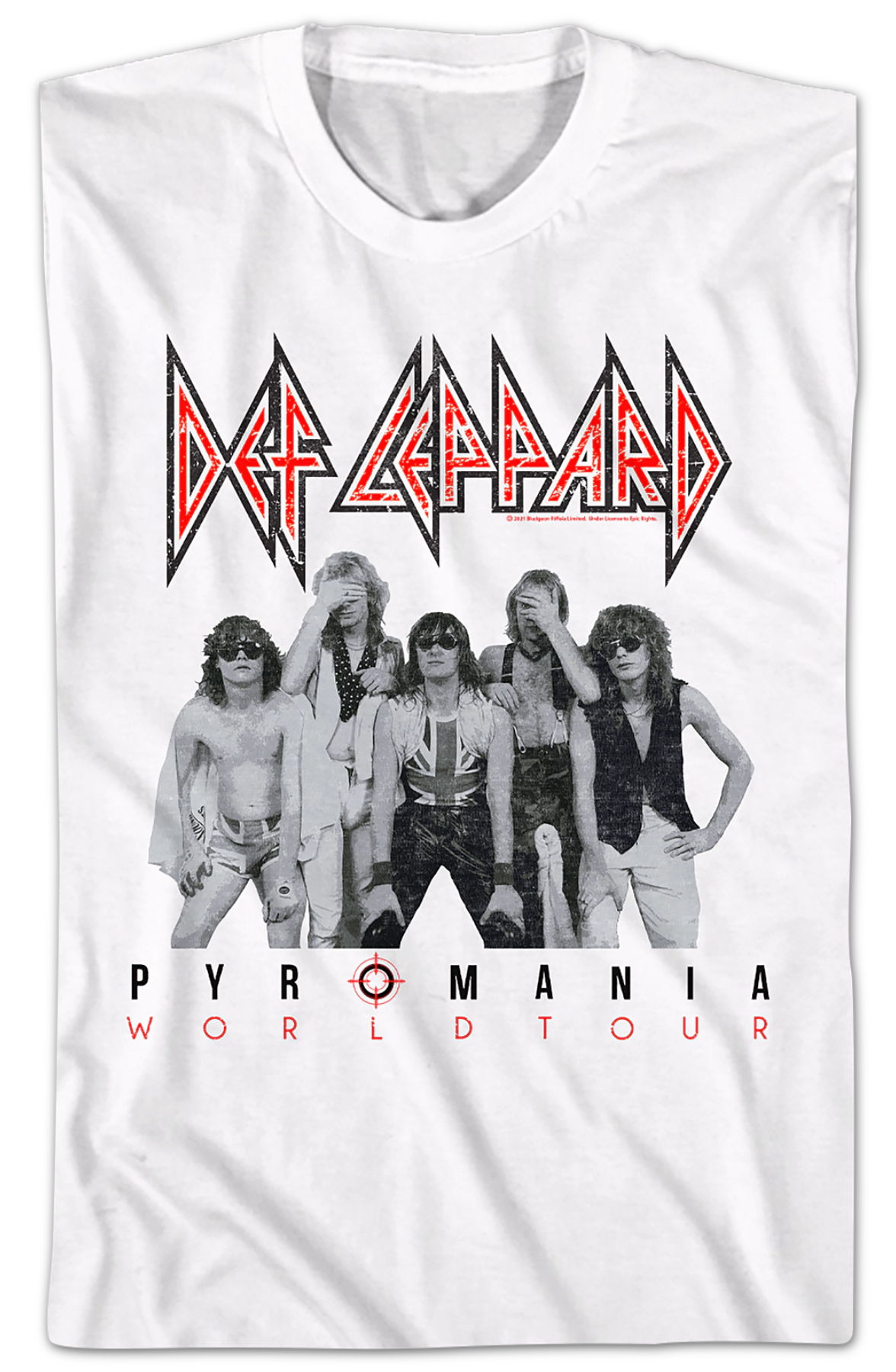 Pyromania World Tour Def Leppard T-Shirt Hoodie, Sweatshirt | CiraTrend.com (Image 2)
