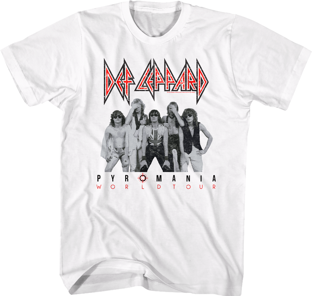 Pyromania World Tour Def Leppard T-Shirt Hoodie, Sweatshirt | CiraTrend.com (Image 1)
