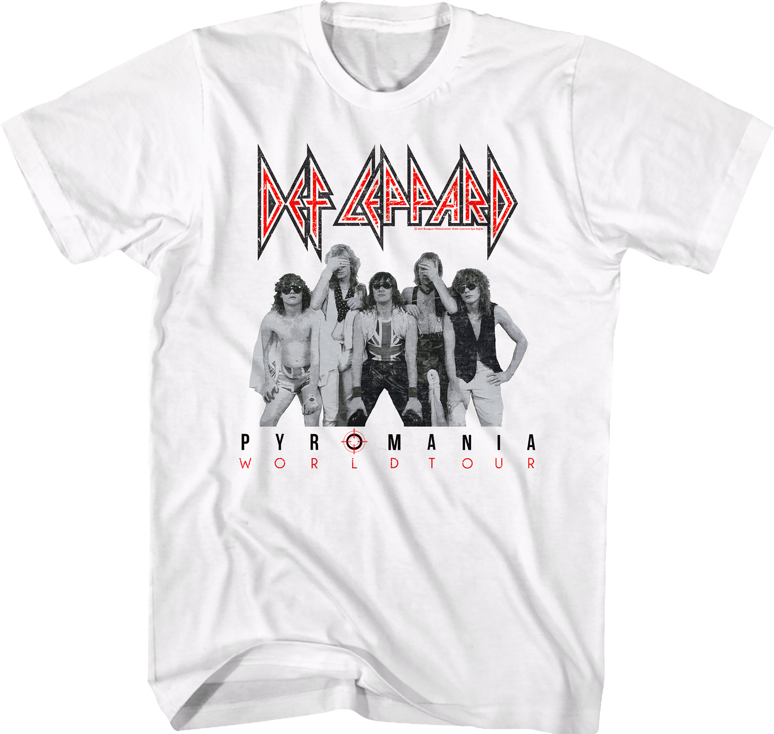 Pyromania World Tour Def Leppard T-Shirt Hoodie, Sweatshirt | CiraTrend.com (Image 1)