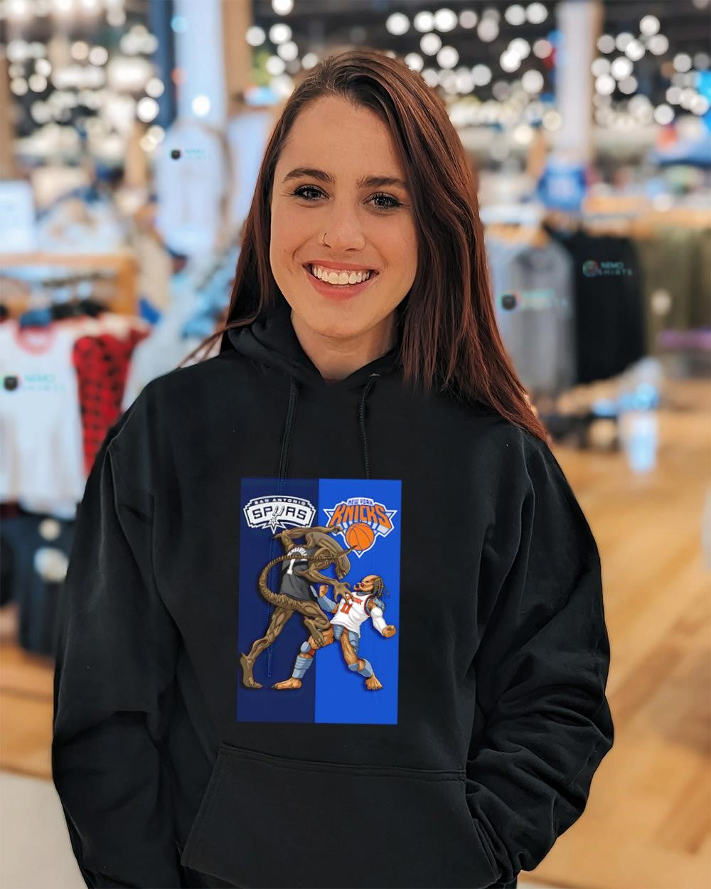 Alien Wemby vs Predator Brunson 2026 NBA Finals matchup shirt
