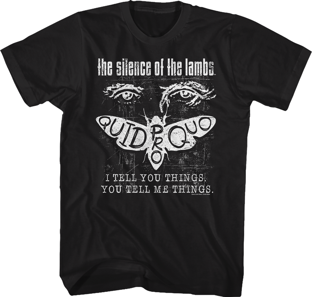 Quid Pro Quo Silence of the Lambs T-Shirt Hoodie, Sweatshirt | CiraTrend.com (Image 1)
