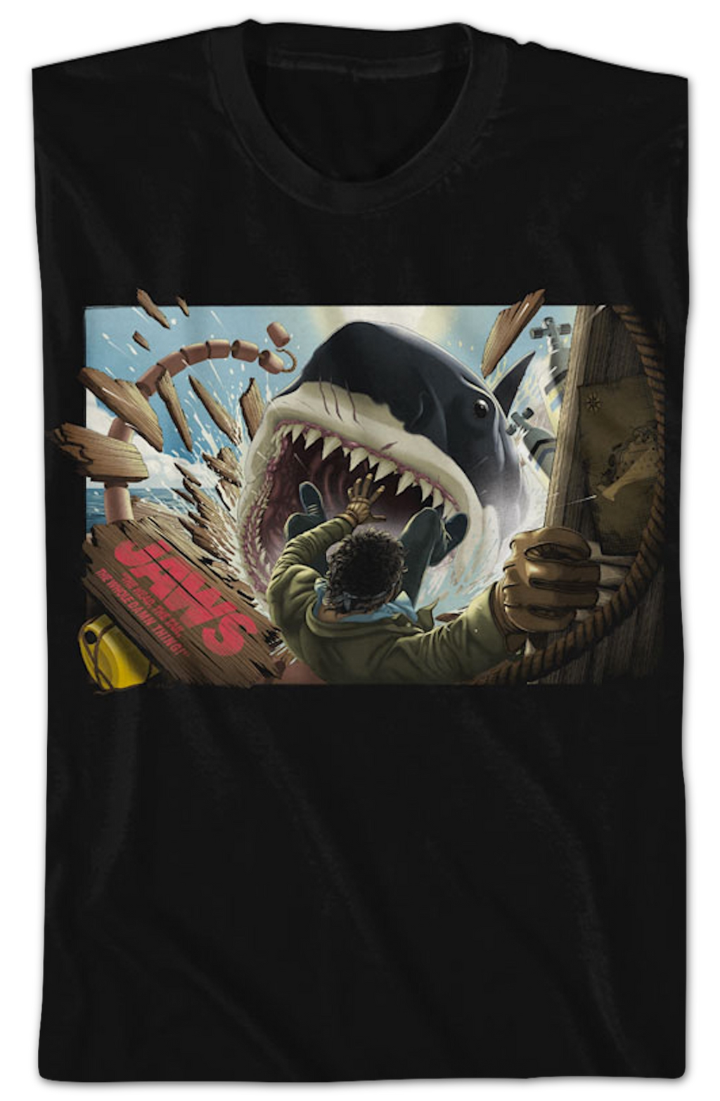 Quint-Essential Snack Jaws T-Shirt Hoodie, Sweatshirt | CiraTrend.com (Image 2)