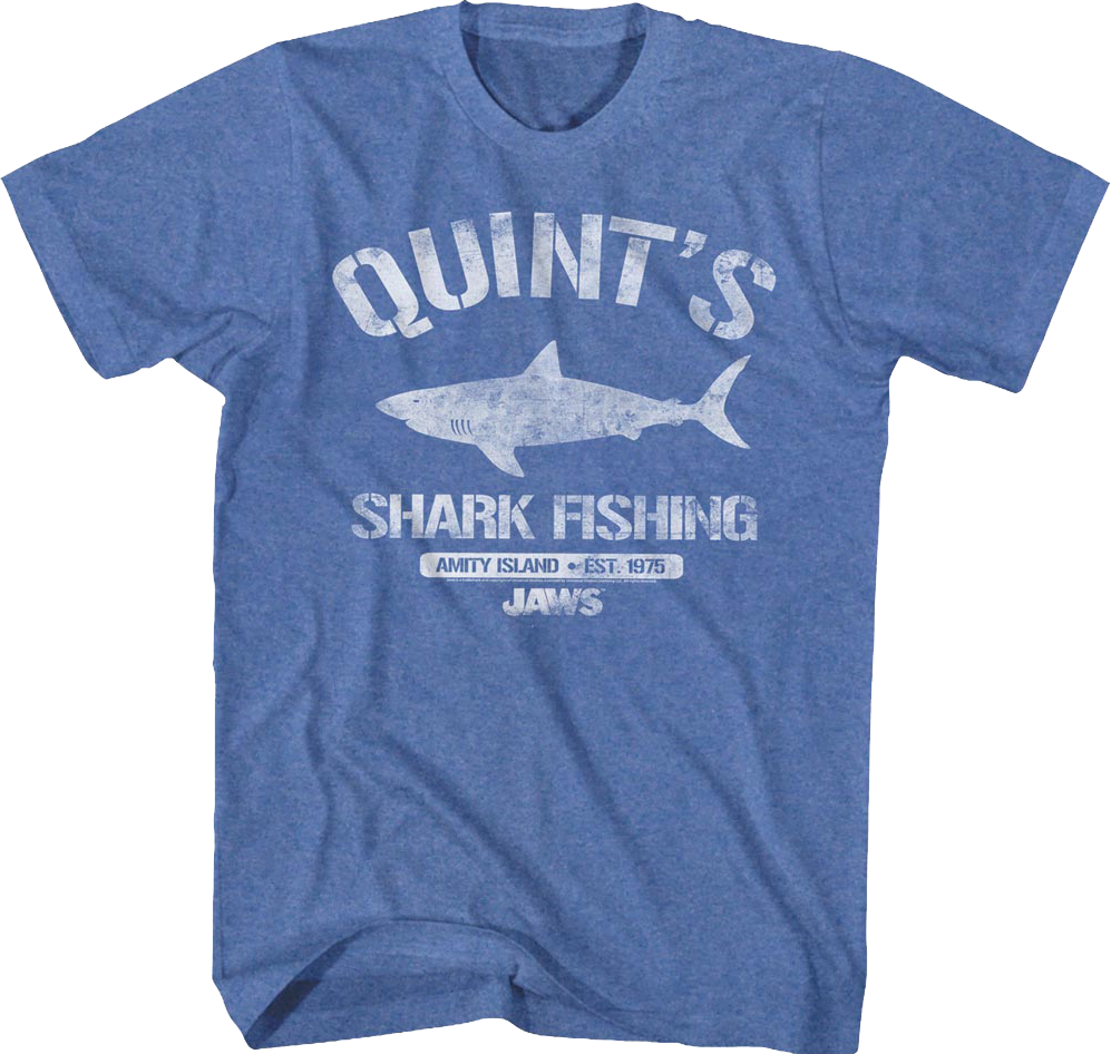 Quint's Shark Fishing Jaws T-Shirt Hoodie, Sweatshirt | CiraTrend.com (Image 1)