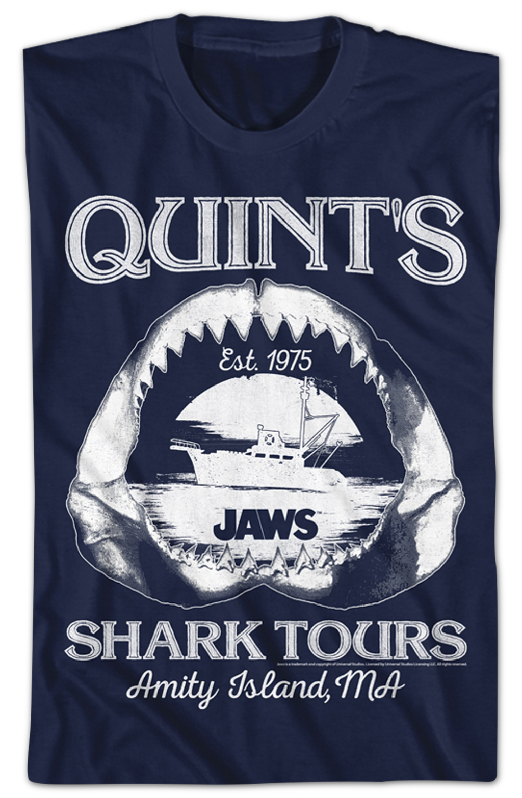Quint's Shark Tours Jaws T-Shirt Hoodie, Sweatshirt | CiraTrend.com (Image 2)