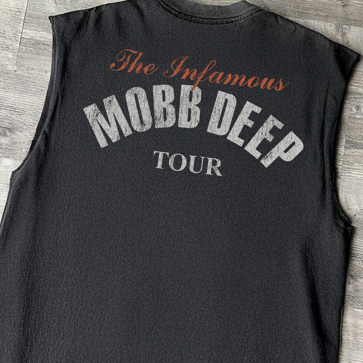 '06 MOBB DEEP 'BLOOD MONEY' ALBUM BLACK CUT-OFF TEE Hoodie, Sweatshirt | CiraTrend.com (Image 3)