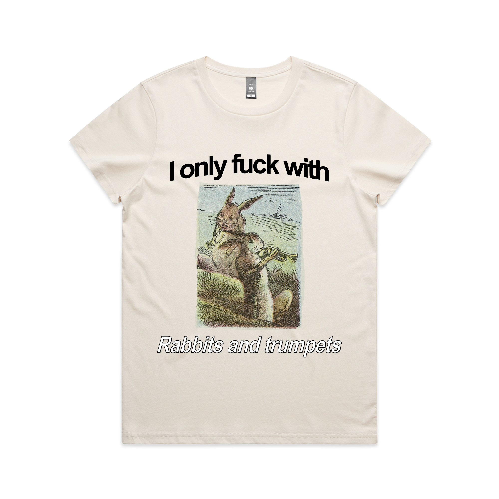 Rabbits and Trumpets Tee Hoodie, Sweatshirt | CiraTrend.com (Image 2)