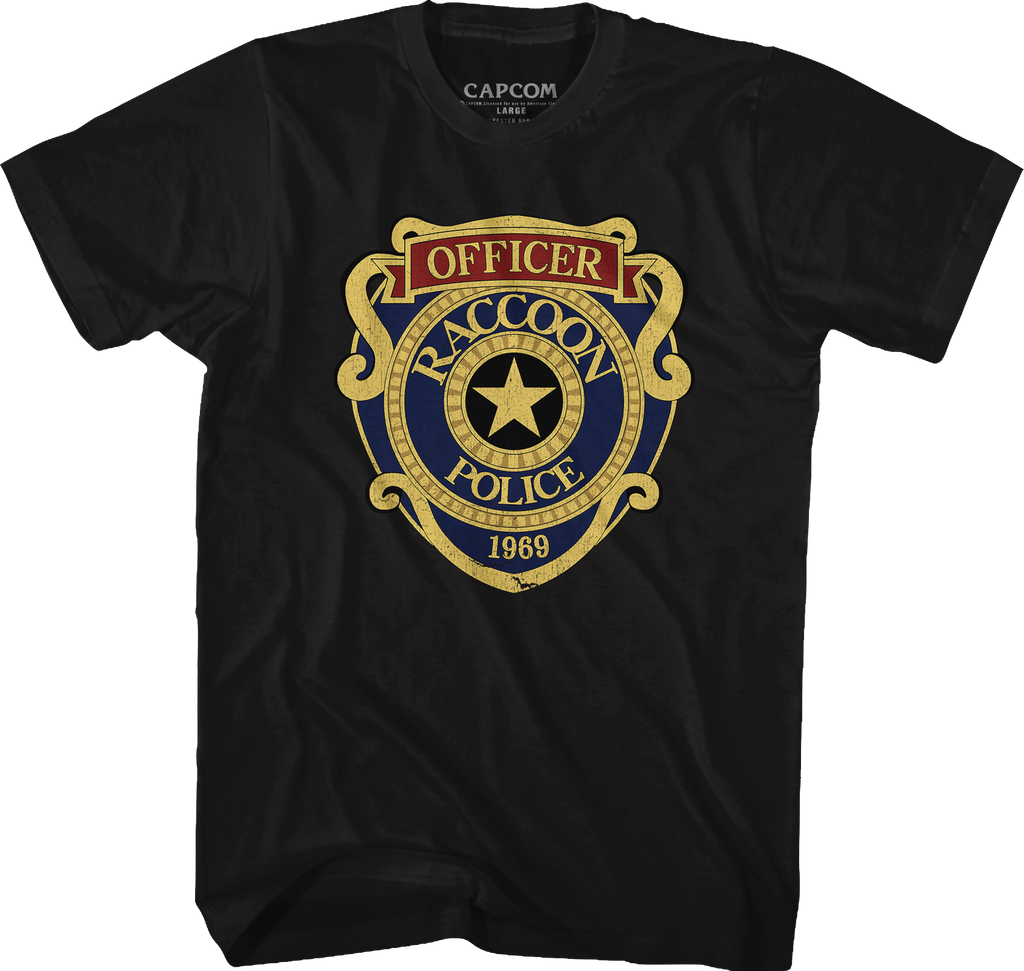Raccoon City Police Badge Resident Evil T-Shirt Hoodie, Sweatshirt | CiraTrend.com (Image 1)
