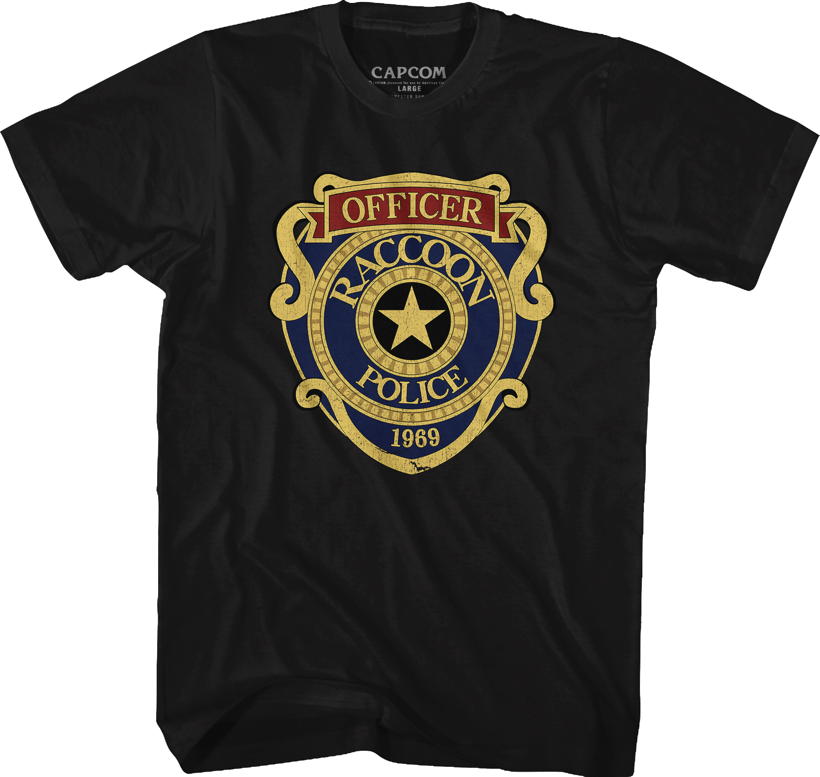 Raccoon City Police Badge Resident Evil T-Shirt Hoodie, Sweatshirt | CiraTrend.com (Image 1)
