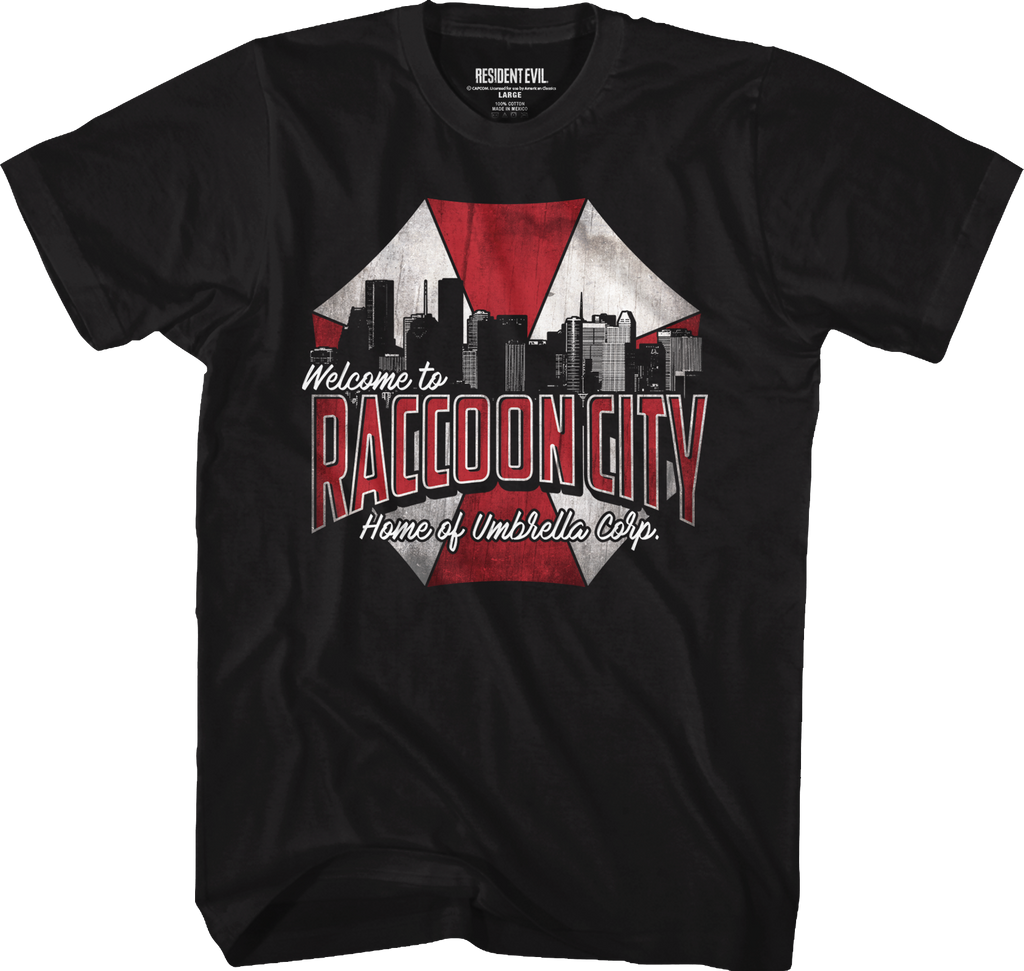 Raccoon City Resident Evil T-Shirt Hoodie, Sweatshirt | CiraTrend.com (Image 1)
