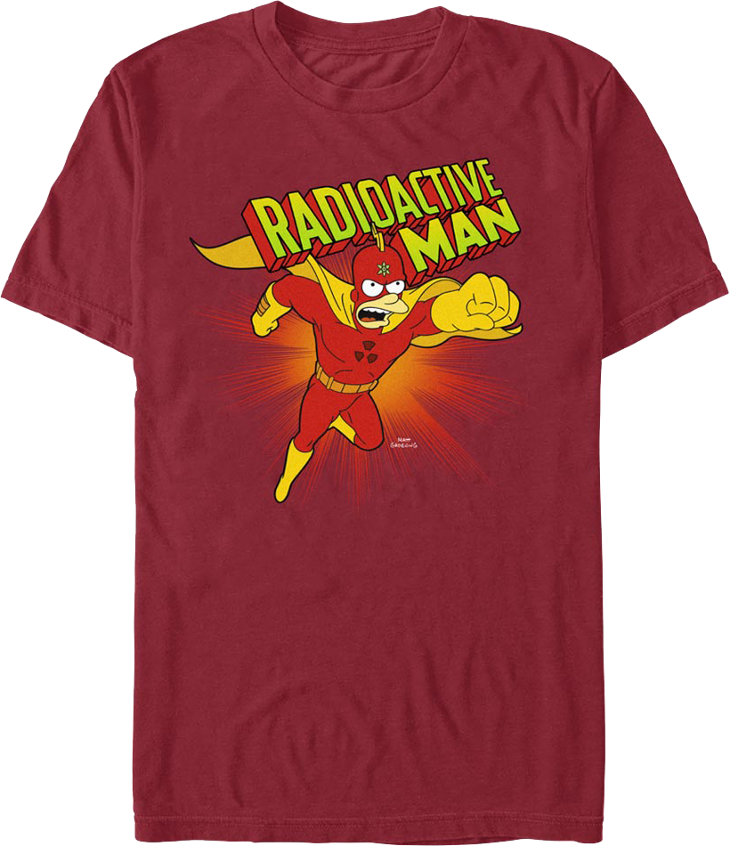 Radioactive Man Simpsons T-Shirt Hoodie, Sweatshirt | CiraTrend.com (Image 1)