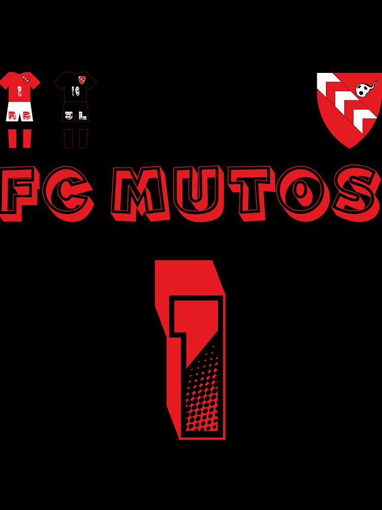 FC Mutos soccer games goalkeeper number 1 red jersey by dionusos-vogue