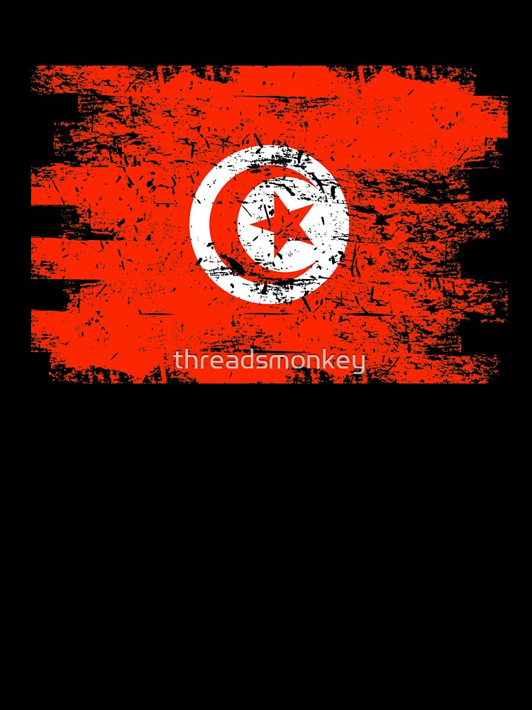 Tunisia Shirt Gift Country Flag Patriotic Travel Africa Light by threadsmonkey