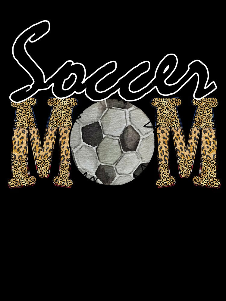 Soccer mom png, leopard soccer mom sublimation designs downloads, Hand Drawn PNG file for soccer mama sweatshirt shirt clipart tshirt file by Peerda