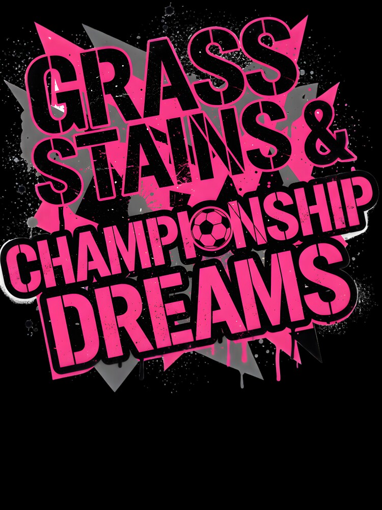 Grass Stains & Championship Dreams Soccer Art by AnnDesignStudio