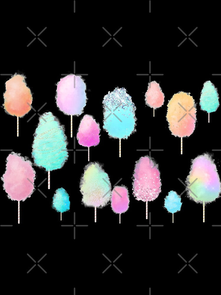 WATERCOLOR COTTON CANDY PATTERN by RetroPlaceee