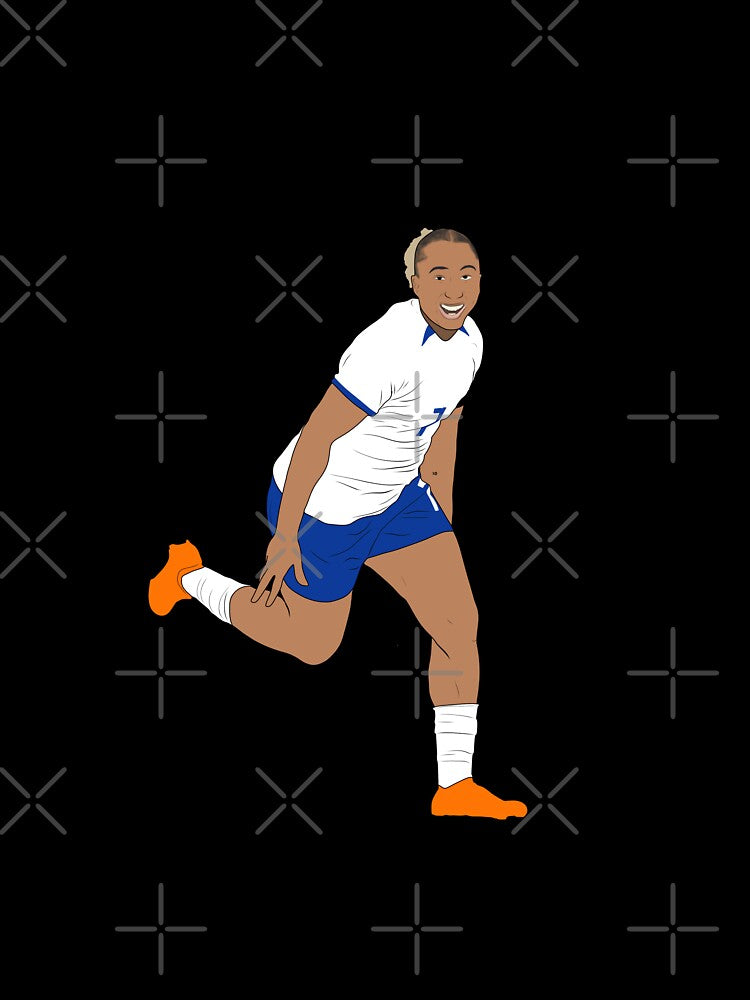 Lauren James England Women's Football Minimalist by Hevding