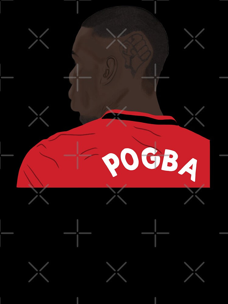 Paul Pogba Black Power Fist Hair MUFC 2 by Hevding