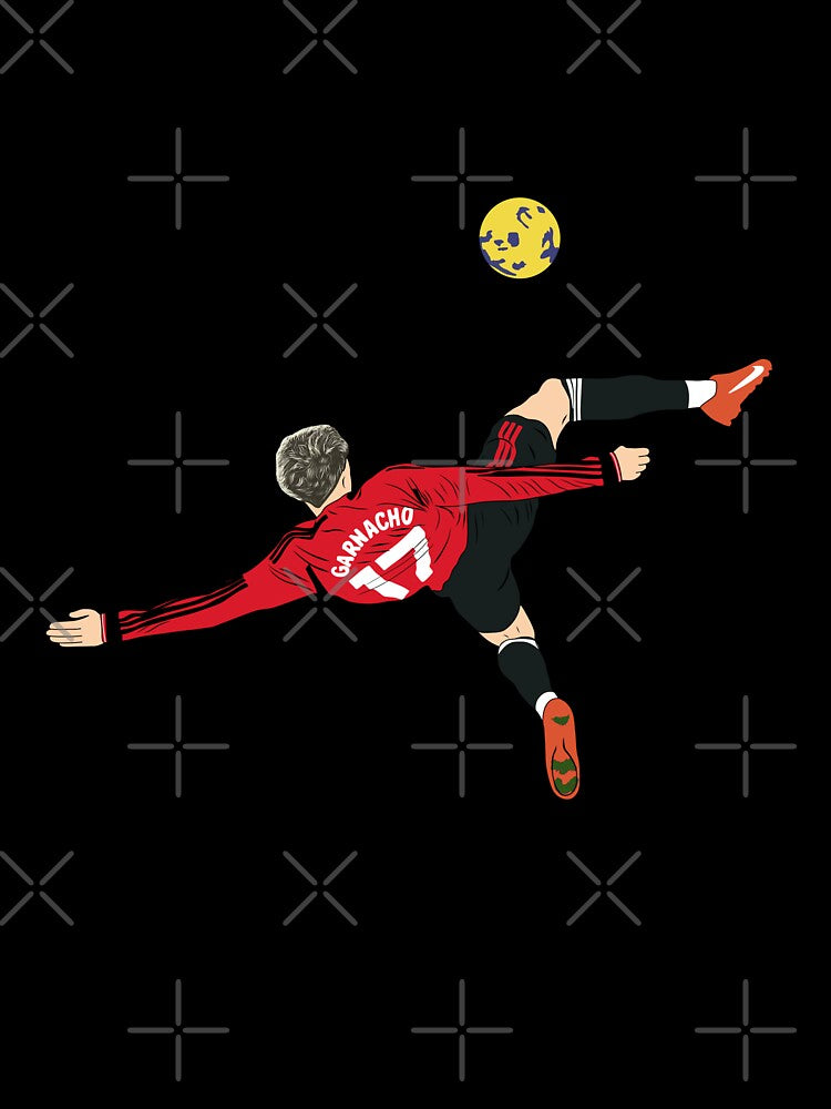 Alejandro Garnacho Bicycle Kick Overhead Goal by Hevding