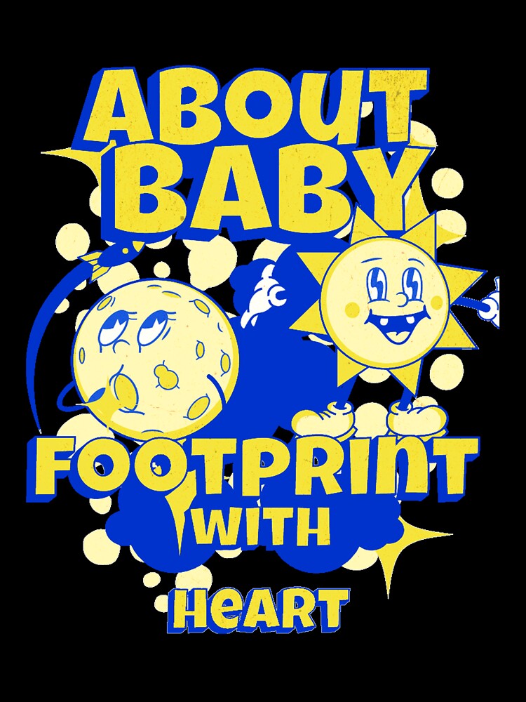 About Baby Footprint With Heart by bobe1design
