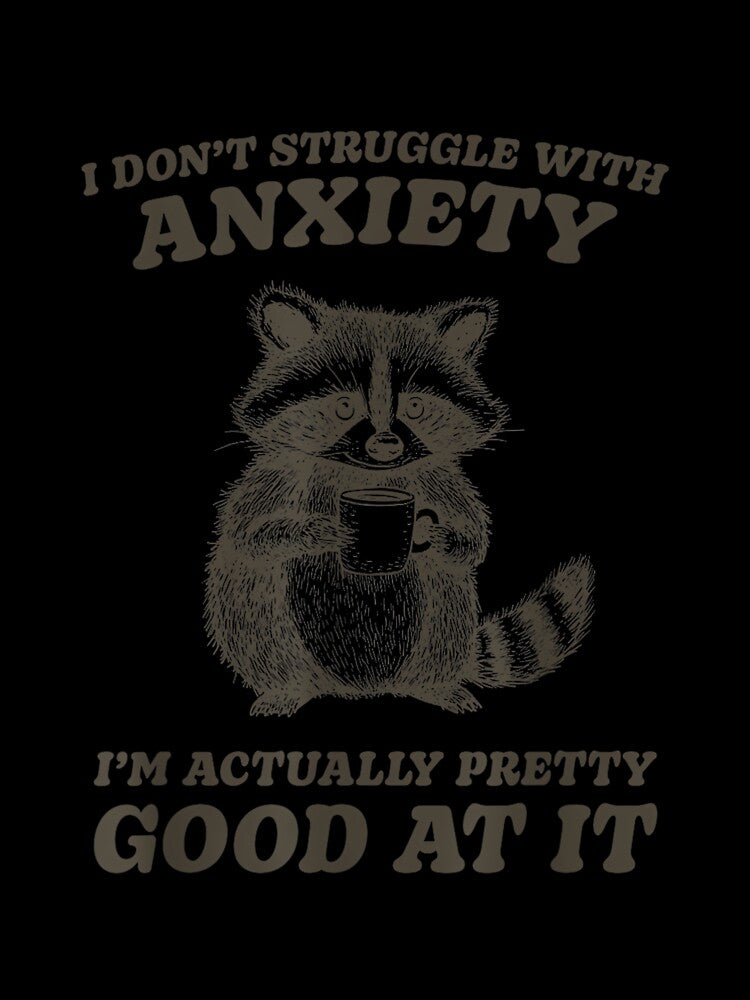 Presto Funny Anxiety T-Shirt - Unisex-Adults, Blue, Small, Short Sleeve, by EzraIBlankenshi