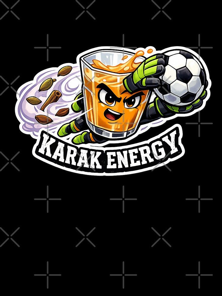 Spiced Energy Goalkeeper Cartoon Illustration by RDcollections