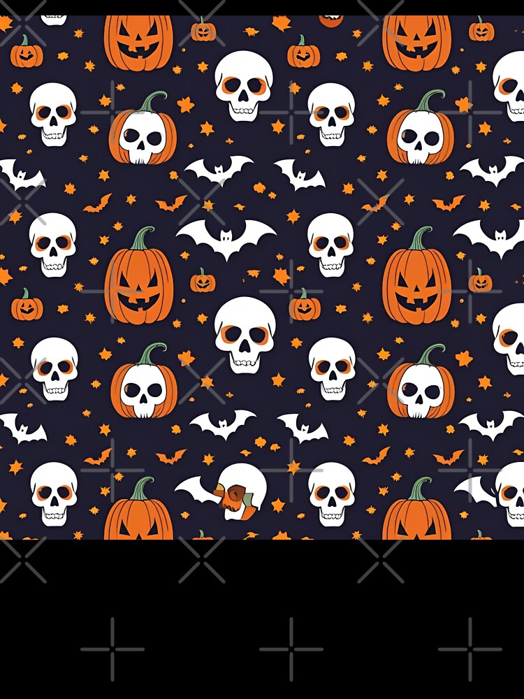 Halloween Themed pattern, skull, vector, seamless, cartoon, illustration, icon, cute, symbol, set, soccer, football, design, halloween, animal, sign, panda, bone, wallpaper, heart, sport, ball, textur by GoodBestDesigns