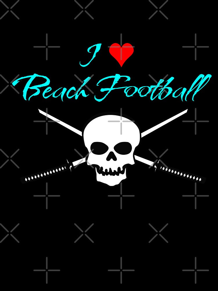 i love beach football by bluepenshop
